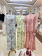 Summer Comfy Floral Embroidered and Print Co-Ord Sets